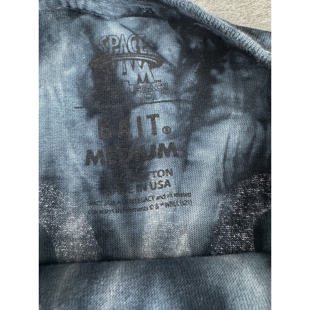 BAIT Space Jam A New Legacy Marvin Martian Tie Dye Shirt Medium Tune Squad Black - Picture 7 of 9